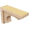 Ekena Millwork 3"W x 9"D x 6"H Classic Emerson Rough Cedar Woodgrain TimberThane Corbel, Primed Tan CORUR03X09X06EMRRCPR - alternate 2